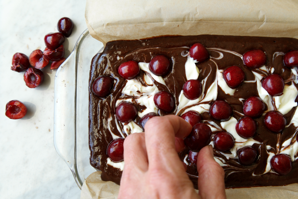 Cherry Cheesecake Brownies