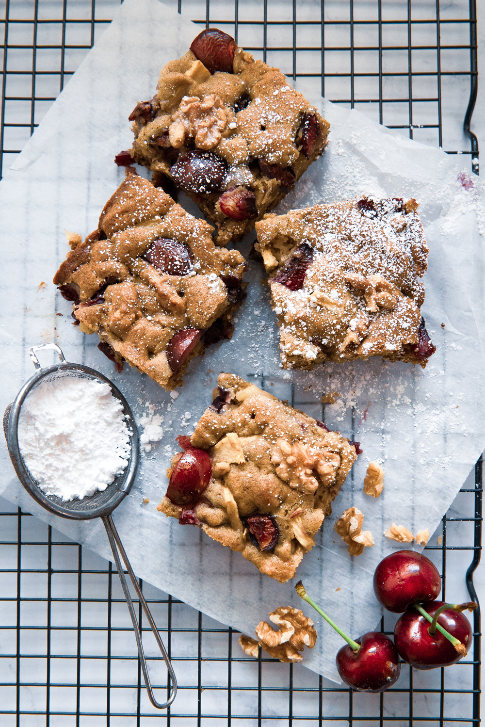 Cherry Walnut Cake