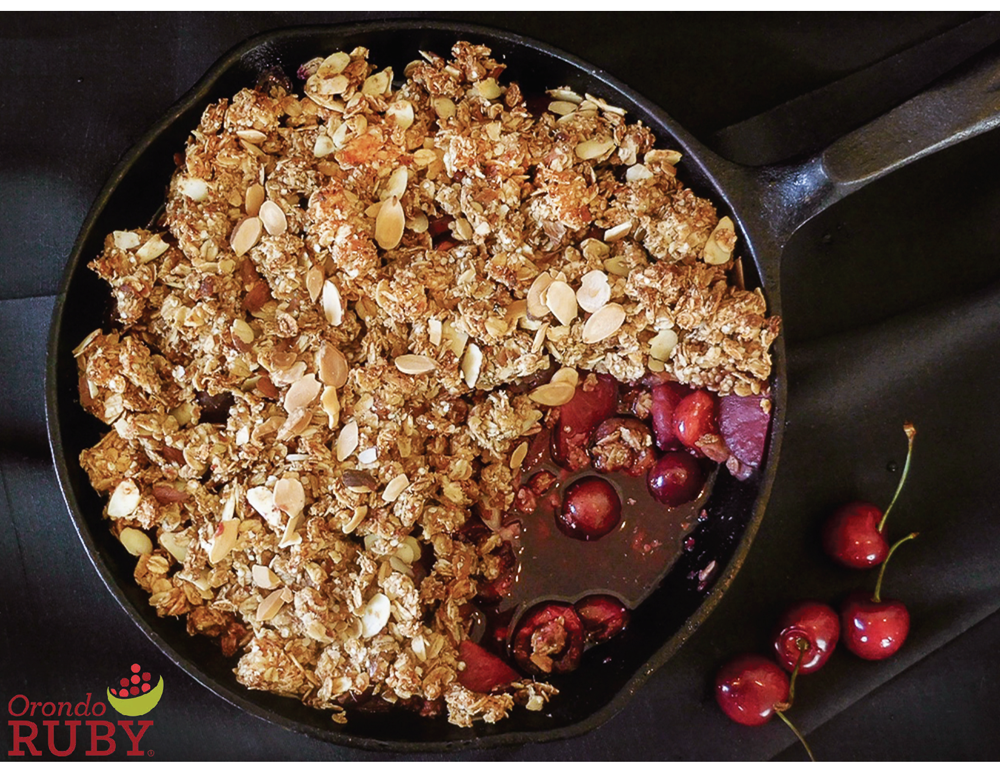 Orondo Ruby Cherry Plum Crisp