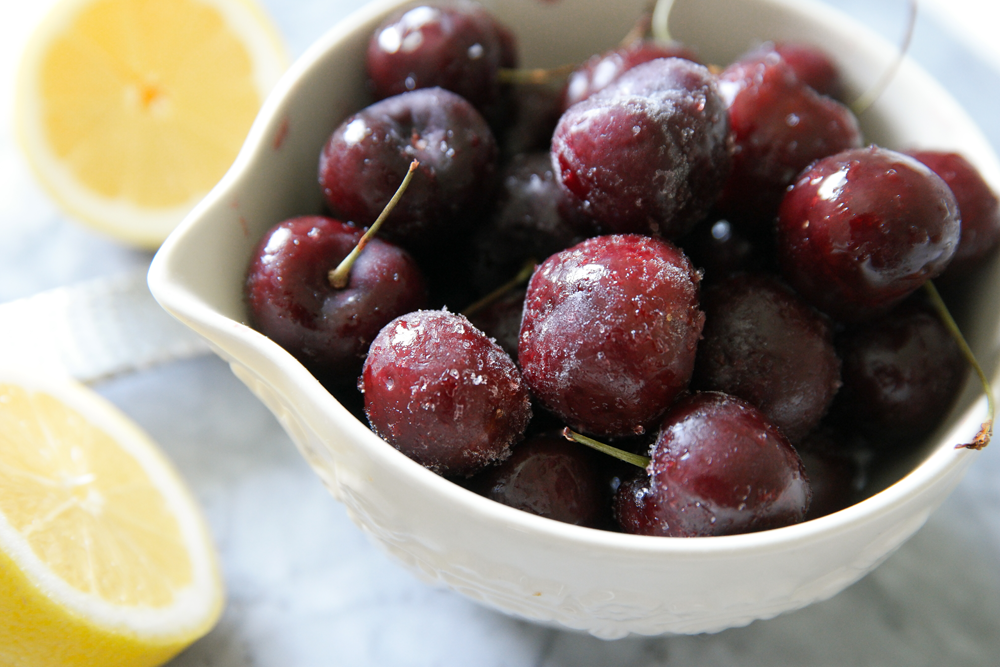 Pancakes Cherry Compote